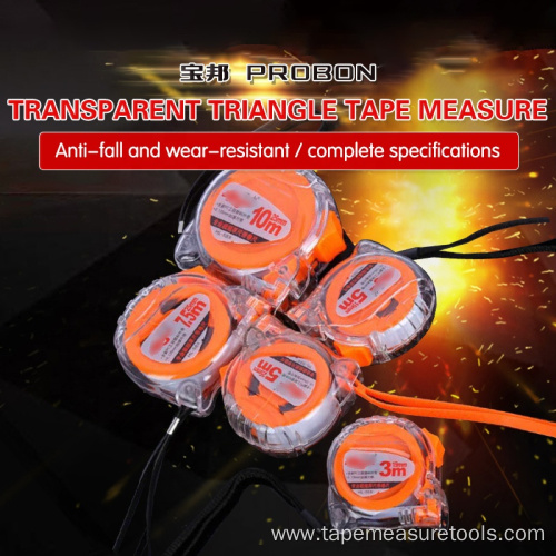 smart 5m transparent retractable body measuring tape